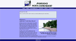 Desktop Screenshot of andersonscabins.com